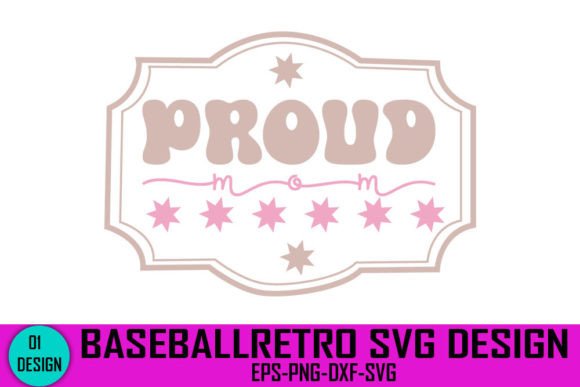 A Baseball Mom's Design in Retro Stitches