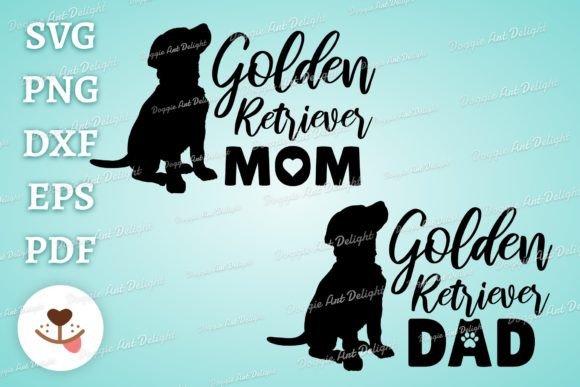 A Designer's Review of Golden Retriever Mom Dad Embroidery Files