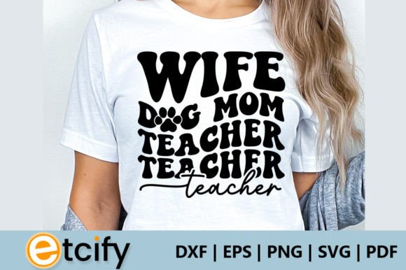 A Designer's Review of the Wife Dog Mom Teacher Retro SVG