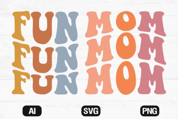 A Designer's Take on the Retro Wavy Mom SVG