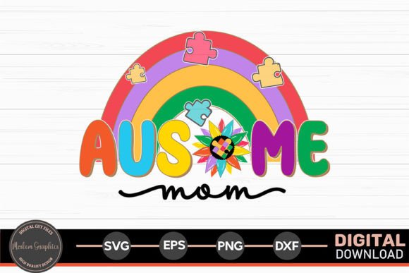 Ausome Mom Autism Awareness SVG Review for Embroidery Projects