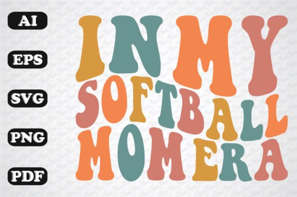 Evaluating the Softball Mom Era Retro Design for Embroidery